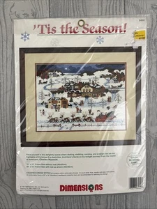 NUEVO Kit Punto de Cruz Dimensions Navidad Tis La Temporada Contada 8460 De Colección - Imagen 1 de 6