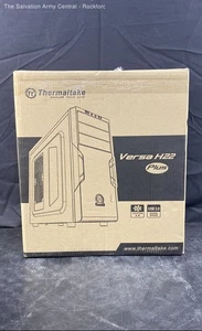 Thermaltake Versa H22 Plus Black USB 3.0 Mid Tower Computer Case With Box - Picture 1 of 7