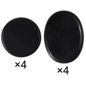 4Pcs Hot Stone Massage Set Heated Warmer Rocks Basalt Stones Spa Treatment - Picture 1 of 13