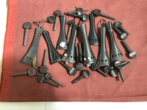 violin parts used tailpieces tuning pegs as is. - Picture 1 of 1