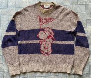 Vintage Worlds Greatest Arrow 1970s Snoopy “State” Sweater Adult Large 1958 VTG - Picture 1 of 24