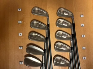 Mizuno T-ZOID COMP Iron Set 9pcs 3-6, 8-9, P, F, S (7I Missing) Carbon Flex R - Picture 1 of 10