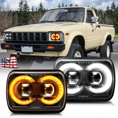 Подходит для модернизации пикапа Toyota 1982-1995 годов выпуска 2 шт H6054 7x6 светодиодная герметичная фара - Изображение 1 из 4