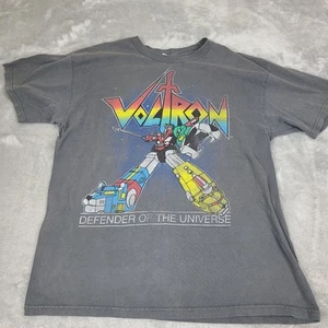 Vintage Voltron Defender of The Universe Distressed T-Shirt Sz Large Alstyle - Picture 1 of 8