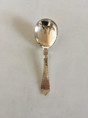 Cuchara de compota Georg Jensen Continental de plata de ley n.º 92 Foto 1 de 4