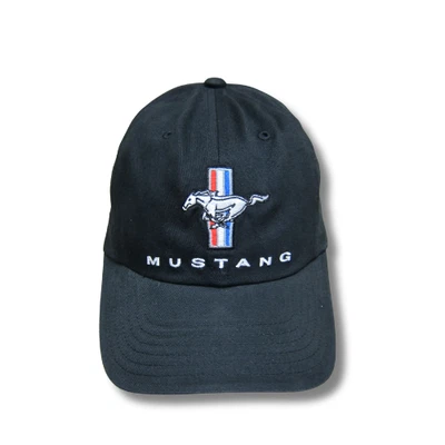 Gorra de béisbol negra con logotipo bordado Ford Mustang con licencia oficial Foto 1 de 4