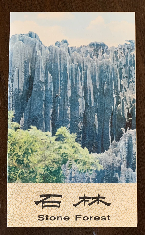 1981 CHINA STONE FOREST STAMPS #1711-1715 IN SOUVENIR FOLDER BSF T.64 - Image 1 of 4