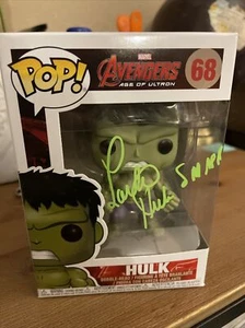 LOU FERRIGNO SIGNED HULK AVENGERS FUNKO POP #68***No COA** - Picture 1 of 3