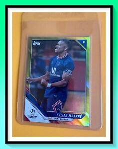 21/22 Topps UEFA Champions League - Kyliam Mbappe Yellow 187/250 Numbered