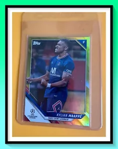 21/22 Topps UEFA Champions League - Kyliam Mbappé Amarillo 187/250 Numerado - Imagen 1 de 3