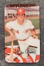 PETE ROSE 1971 TOPPS SUPER BASEBALL CARD #20 CINCINNATI REDS, EXCELLENT!