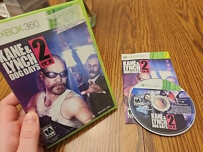 Kane & Lynch 2: Dog Days (Microsoft Xbox 360, 2010) con manual Foto 1 de 2