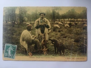 CPA - 40 - Landes - Berger filant à l'aide du Rouet - Imagen 1 de 2