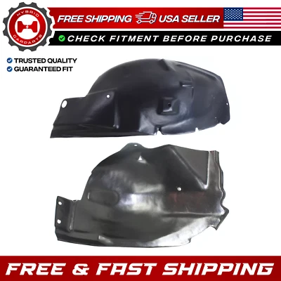 New Front Passenger Side Fender Liners Set of 2 For 2005-2009 Ford Mustang GT - Image 1 of 4
