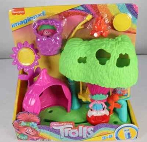 Fisher Price Imaginext Trolls Flower Fun Campingplatz Neu - Bild 1 von 2