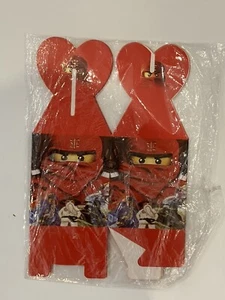 Pack of 6 Ninjago Treat Favor Boxes Birthday Party - Picture 1 of 2