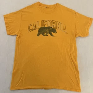 Vintage Authentic UC Berkeley Cal Golden Bears Football Alumni Shirt XL Yellow - Picture 1 of 6