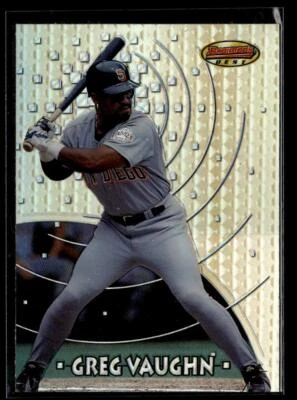 1997 Bowman's Best Greg Vaughn Refractors HSC - Image 1 of 2