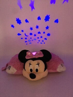 Brinquedo de pelúcia PILLOW PETS DREAM LITES Minnie Mouse projetos de luz noturna luzes estreladas - Imagem 1 de 4