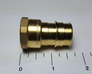 10) ADATTATORE ESPANSIONE NPT FEMMINA 3/4" PEX A X 1/2" F1960 - Foto 1 di 6