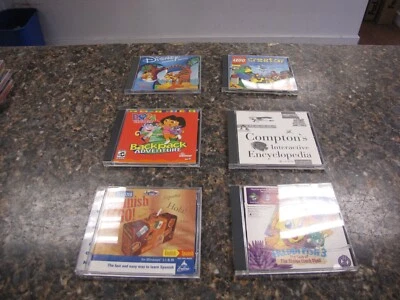 Lot of (6) Children's CD-ROM - Winnie the Pooh/Lego Creator/Spanish to go - LR25 - Image 1 of 4