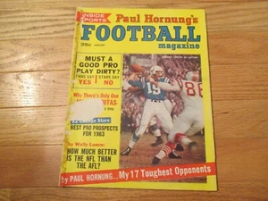 Johnny Unitas Paul Hornungs Football Sport Sports Magazine 1963 - Picture 1 of 2