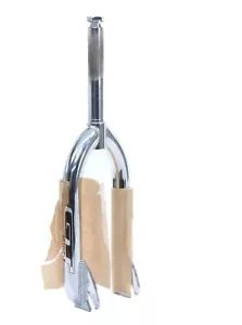 Forcella BMX GT 4130 CrMo anni 2000 1/8" argento cromato 20" scuola media con tappo superiore NUOVA NOS - Foto 1 di 8