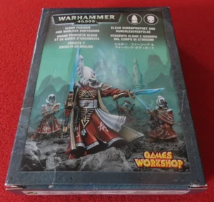 Games Workshop Warhammer 40k Aeldari Farseer and Warlocks 4 Figures Metal Boxed - Picture 1 of 5