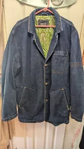Vintage Marithe + Francois Girbaud Jeansjacke Gr. XXXL 100% Baumwolle dunkle Waschung - Bild 1 von 7
