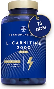 L CARNITINA 2000. Migliora Lo Sviluppo Sportivo.150 Capsule 75 Giorni. Brucia Gr - Foto 1 di 12