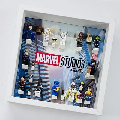 Estuche Marco de Exhibición para Lego ® Marvel Series 2 71039 Minifiguras Figuras 27cm