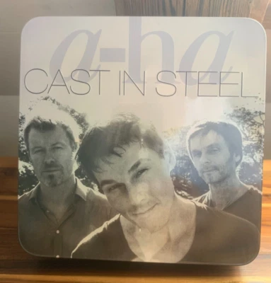 A-HA + Cast in steel + Steel Box Deluxe Edition + 2CD+Fanpass,Schlüsselband etc. - Bild 1 von 3