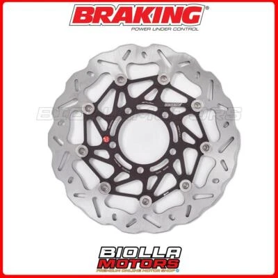 WK070R DISCO FRENO ANTERIORE DX BRAKING KAWASAKI ZX6R NINJA 600 2008 - WAVE FLOT Foto 1 de 4