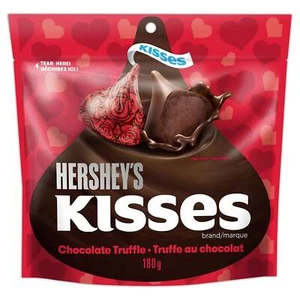 Hershey's Valentine's Day Milk Chocolate Truffle Kisses, 180g/6.3 oz. - Picture 1 of 4