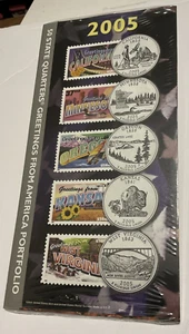 2005 50 State Quarters Greetings From America Portfolio SEALED - Picture 1 of 2
