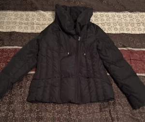 Jessica Simpson Women’s Black Down Puffer Jacket Size Small - Picture 1 of 5