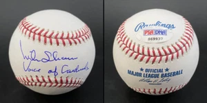 Mike Shannon FIRMADO ROMLB Emisor de Béisbol Cardenales WS PSA/ADN AUTOGRAFIADO - Imagen 1 de 1