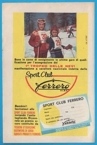 Ferrero Alba Concorso pubblicità advertising werbung italian clipping MA1284 - Imagen 1 de 1