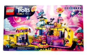 New Sealed Clean LEGO TROLLS World Tour Vibe City Concert Set 494Pc #41258 - Picture 1 of 10