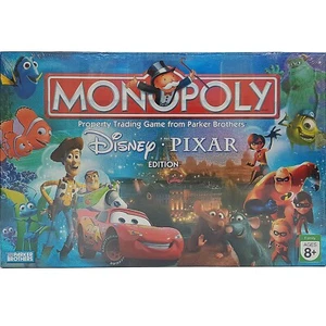 Monopoly Disney Pixar Edition Board Game Toy Story Up Incredibles Nemo Parker - Picture 1 of 10