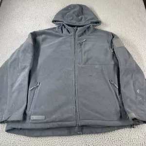 Baerskin Tactical Hoodie Fleece Jacket Adult Mens 3XL Zip Grey Sweatshirt *Read* - Picture 1 of 15