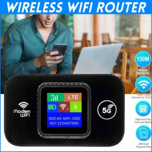 Wireless Unlocked 5G LTE WiFi Router Mobile Broadband LED Portable Hotspot Modem - Picture 1 of 12