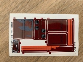 Star Wars Rey's lego not orginale Sticker Sheet for Set 75099
