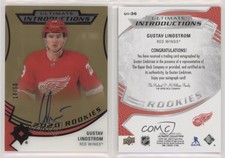 2020 Ultimate Collection Introductions Gold /50 Gustav Lindstrom Rookie Auto RC
