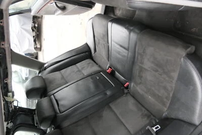 Audi A4 B6 B7 8E Avant Asiento Banco Trasero Cuero Negro Alcántara - Imagen 1 de 4