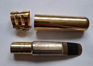 Vintage Otto Link 8 FLORIDA Baritone Saxophone Mouthpiece +lig&cap- 1960's - Picture 1 of 18