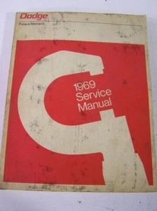 OEM 1969 69 DODGE CHRYSLER POLARA MONACO SERVICE MANUAL - Picture 1 of 1