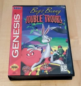 Bugs Bunny in Double Trouble (Sega Genesis, 1996) Manual completo con registro - Imagen 1 de 3