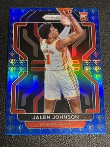 Jalen Johnson 2021-22 Prizm Basketball 75th Anniversary Diamond BLUE PRIZM SP! - Picture 1 of 2