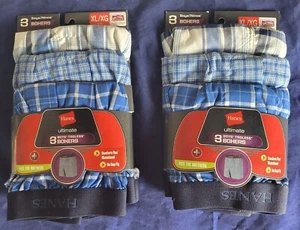 Hanes Tag Free Wicks Moisture Relaxed Fit Boxers 3 Pack (2 Pack) - Picture 1 of 3